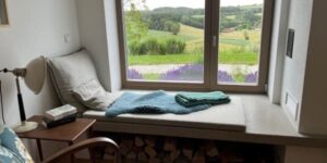 Schreibnische beim Retreat im Burgenland.
