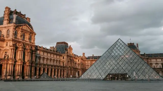 Louvre in Paris.