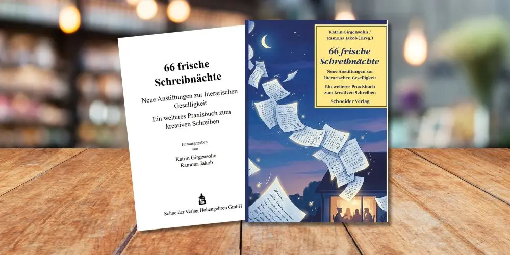Bild zum Blogbeitrag 66 frische Schreibnächte, zeigt das gleichnamige Buch.